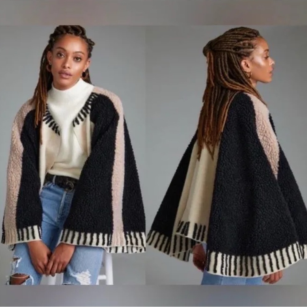 $140 NWT Maeve by Anthropologie Dusk & Dawn Capelet OS